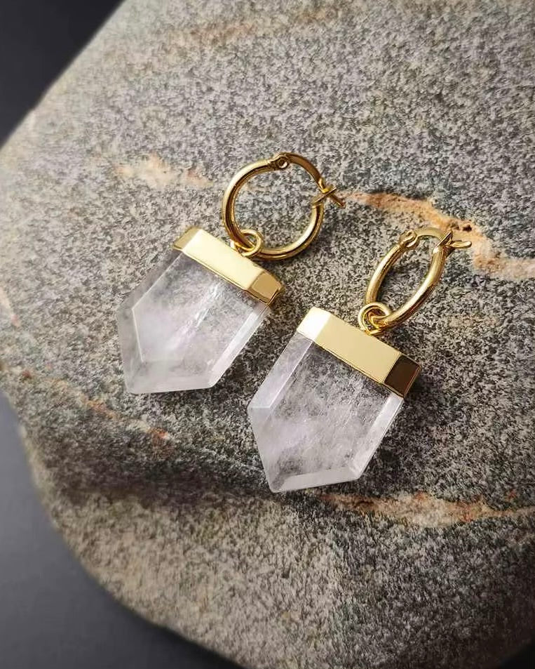 Cleopatra Quartz Earrings