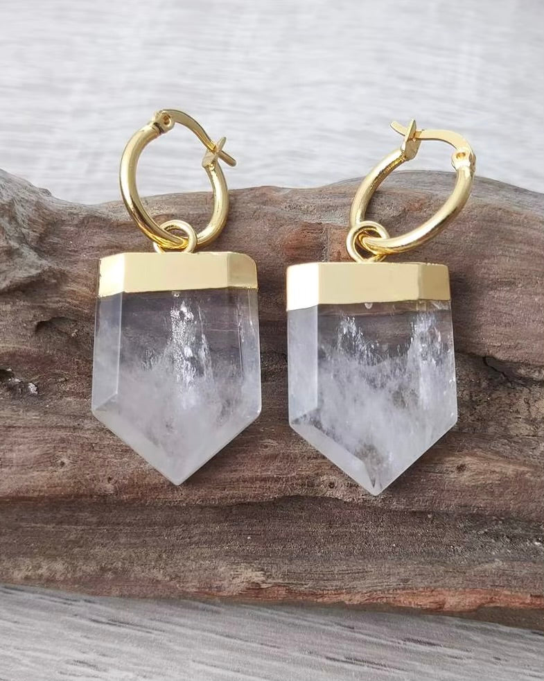 Cleopatra Quartz Earrings