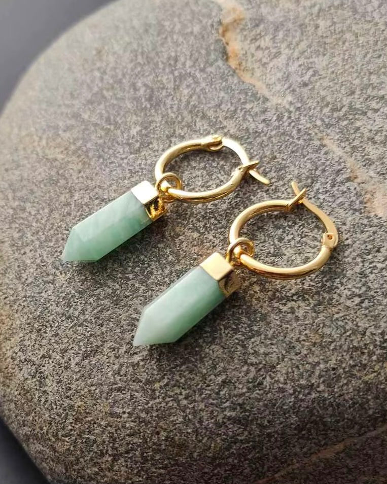 Athena Amazonite Earrings