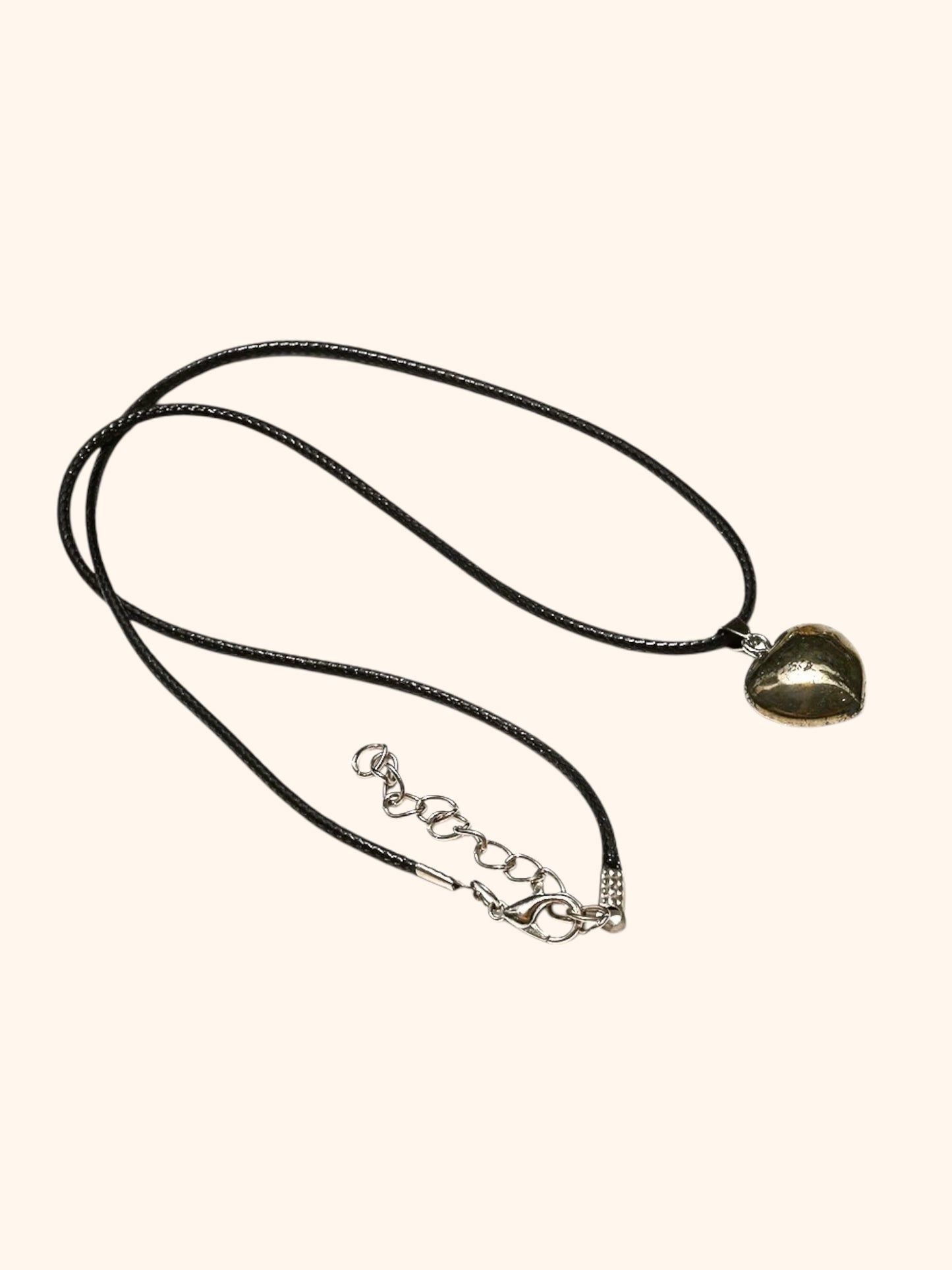 Pyrite Heart Necklace