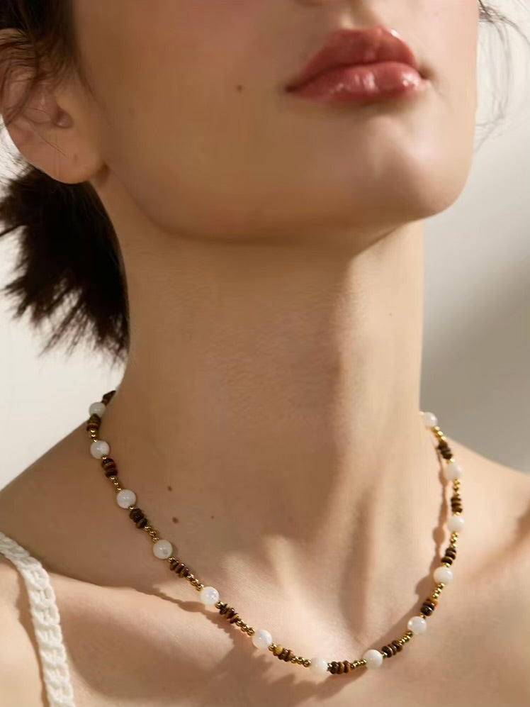 Océan et Pierre Necklace
