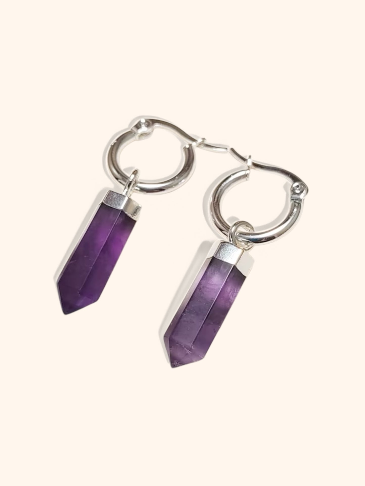 Athena Amethyst Earrings