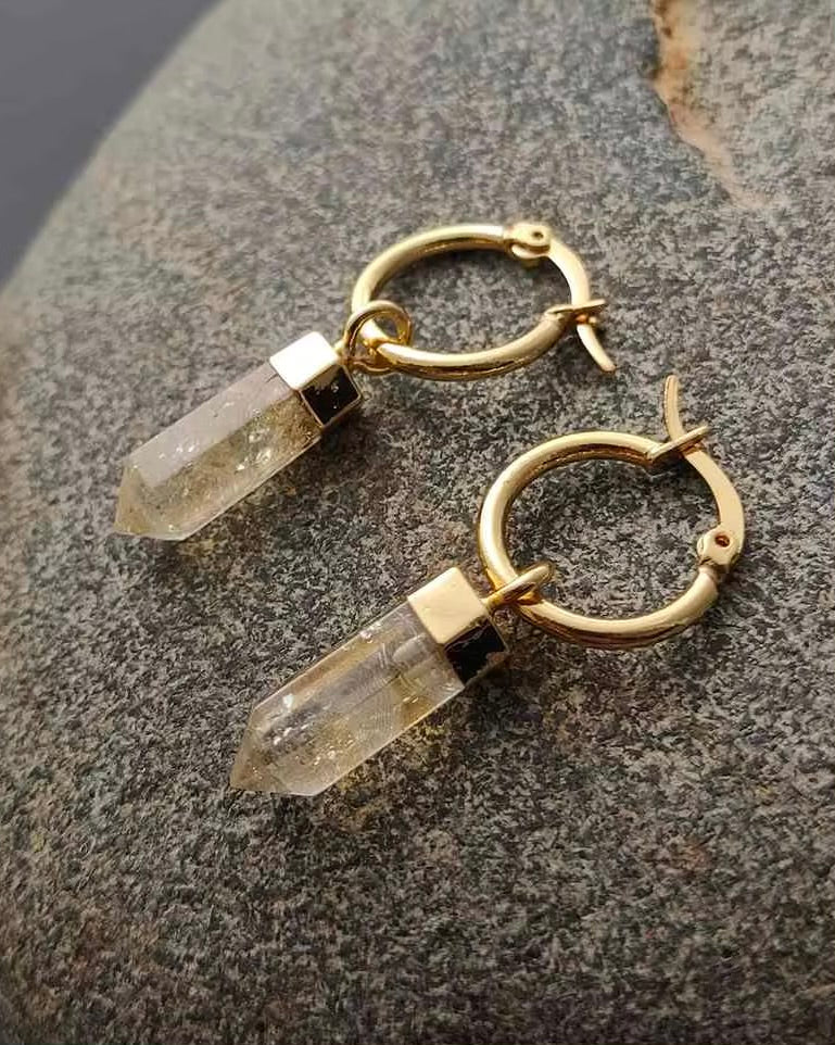 Athena Citrine Earrings