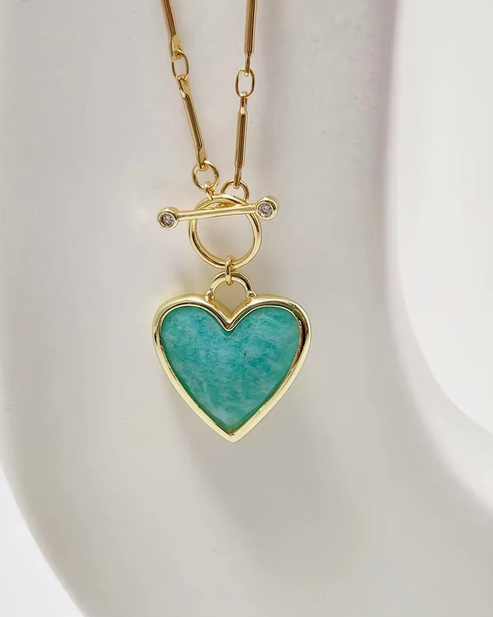 Amazonite Pierre Necklace