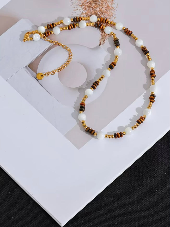 Océan et Pierre Necklace