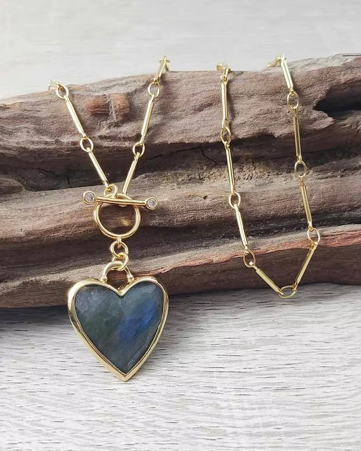 Labradorite Pierre Necklace