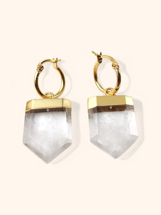 Cleopatra Quartz Earrings