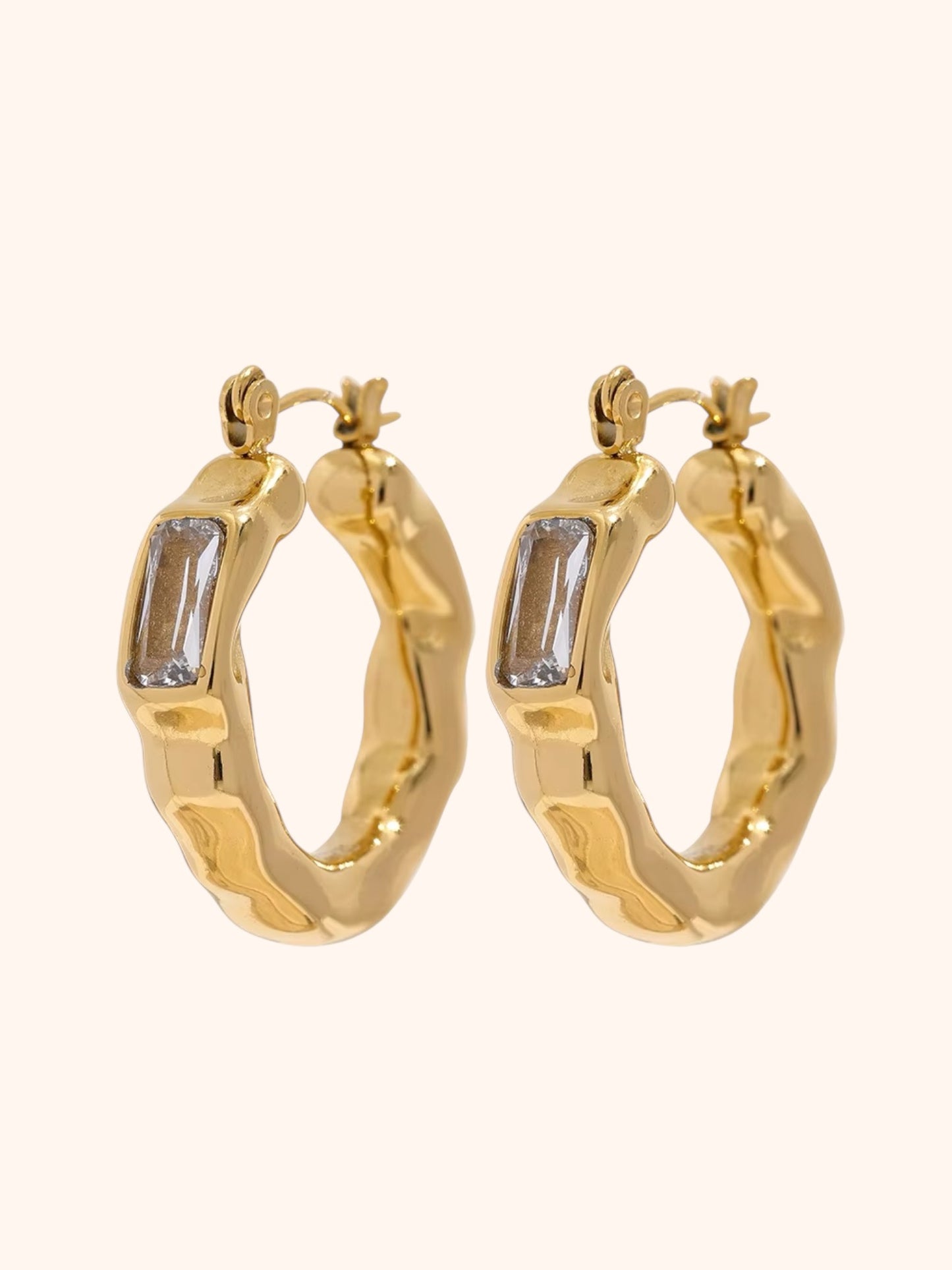 Vague d'Émeraude Earrings