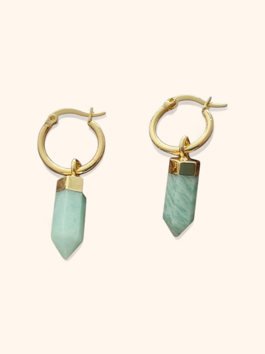 Athena Amazonite Earrings