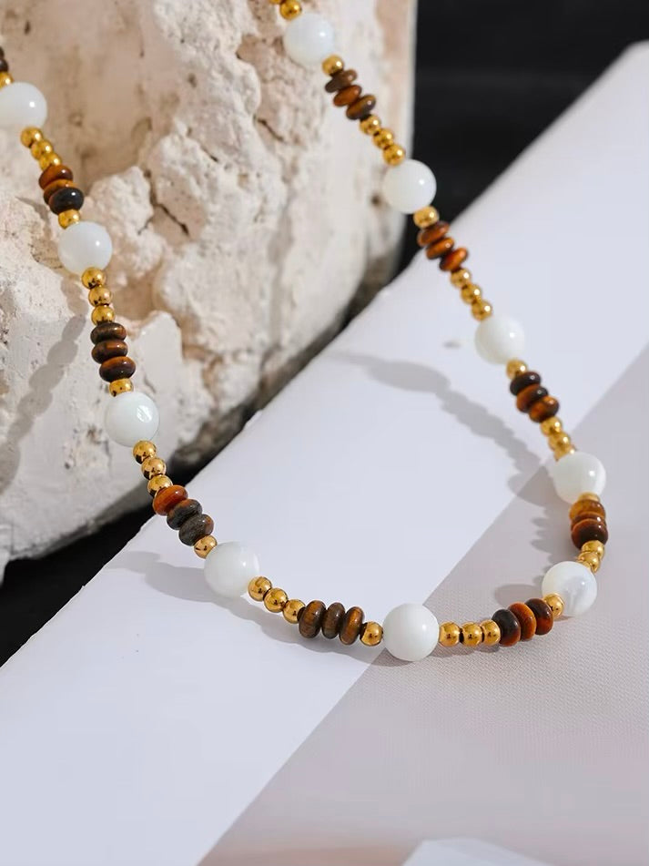 Océan et Pierre Necklace