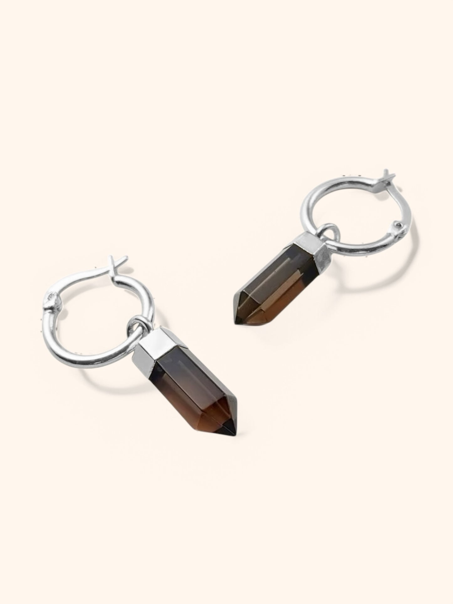 Athena Smokey Quartz Earrings