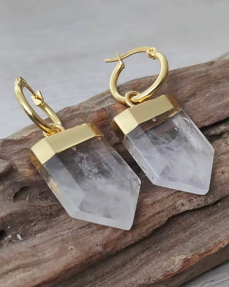 Cleopatra Quartz Earrings