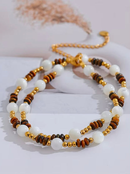 Océan et Pierre Necklace
