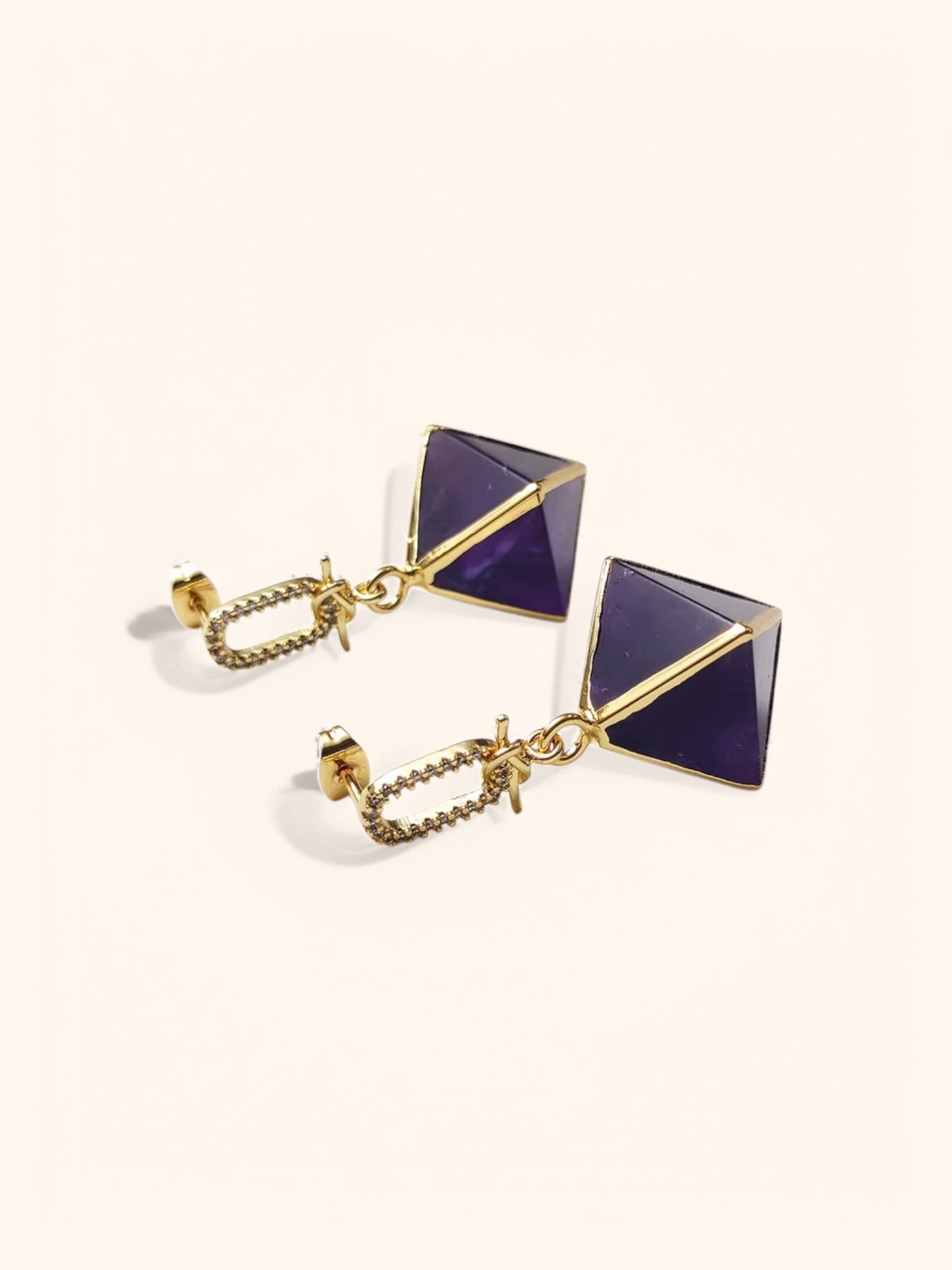Sacred Amethyst Earrings