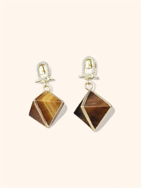 Sacred Tiger’s Eye Earrings