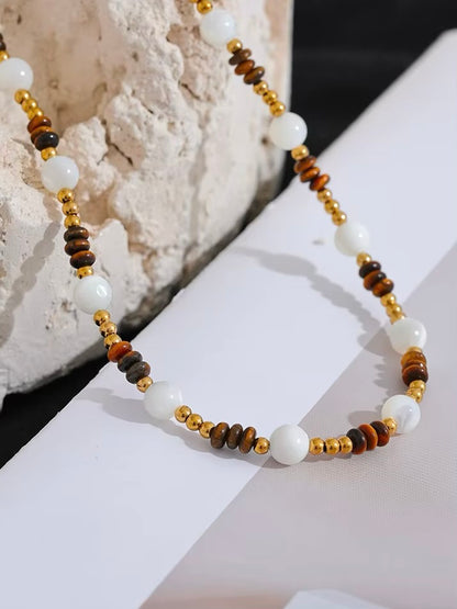 Océan et Pierre Necklace
